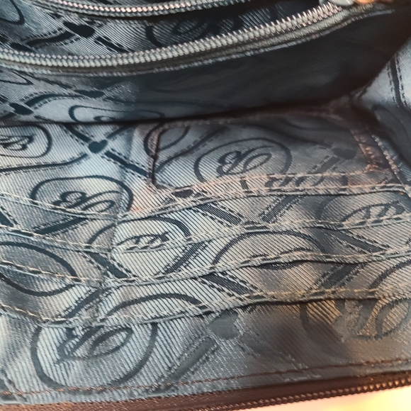 Brighton Purse Crossbody Secret Life Black - Picture 11 of 16